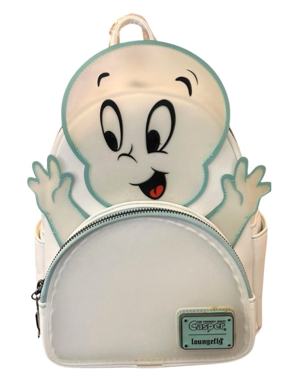 Loungefly Universal Casper the Friendly Ghost Mini Backpack Halloween Glow NWT